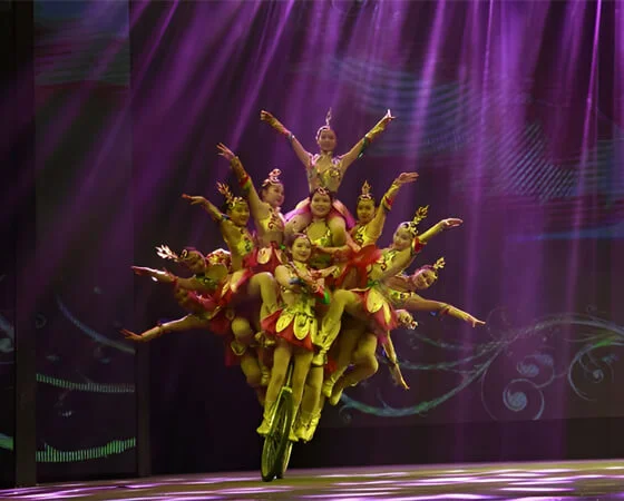 朝阳杂技《集体车技》