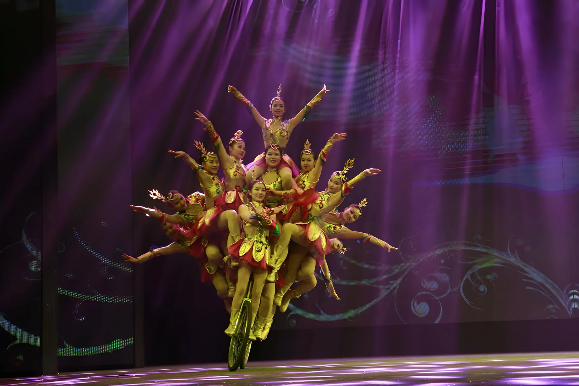 北京朝阳杂技演出精彩剧照